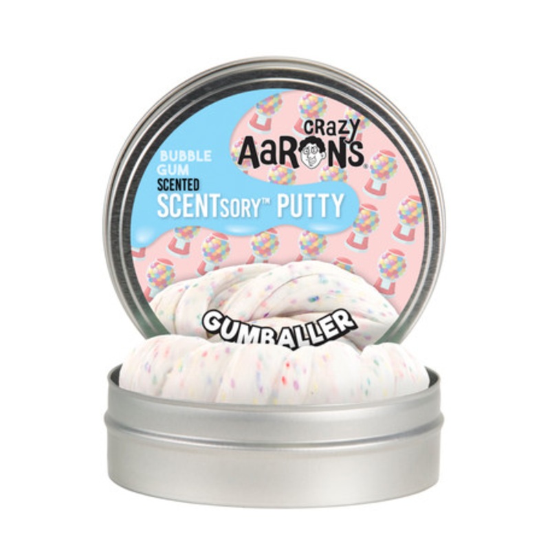 Crazy Aaron’s Bubble Gum Scented SCENTsory Putty –  Gumballer 2.5 Tin