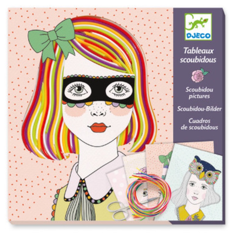 Djeco – Scoubidou Vibrant Hairdos