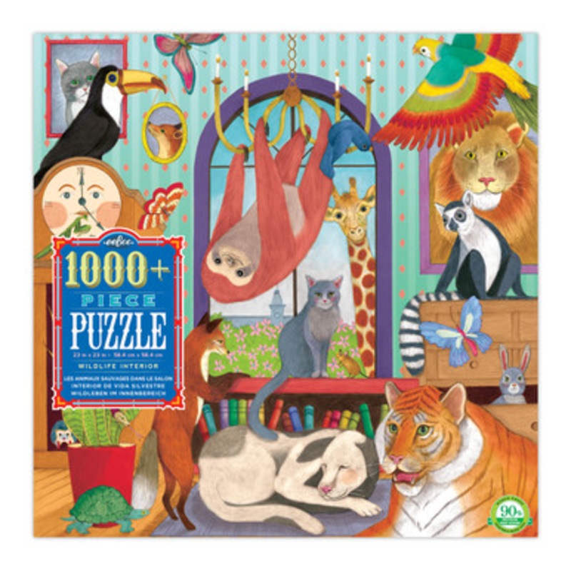 eeboo 1008pc – Wildlife Interior Puzzle