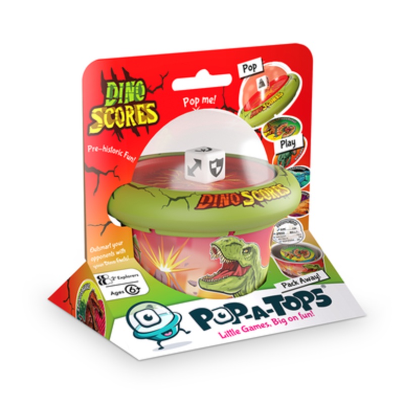 PlayMonster – Pop-A-Tops – Dino Scores