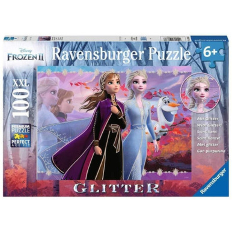 Ravensburger 100pc – Frozen 2: Strong Sisters GLITTER 100pc