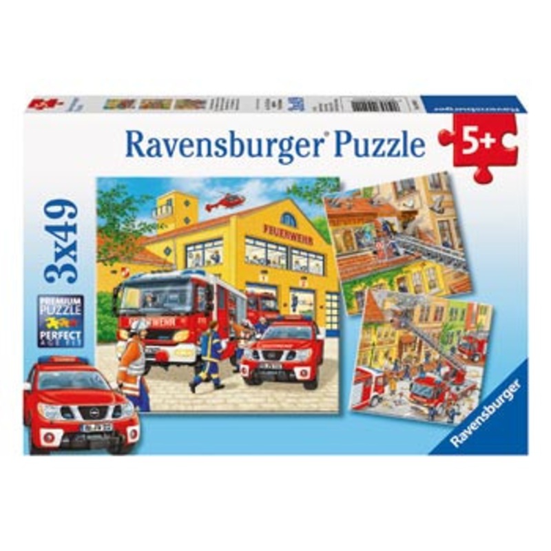 Ravensburger 3x49pc – Fire Brigade Run Puzzle