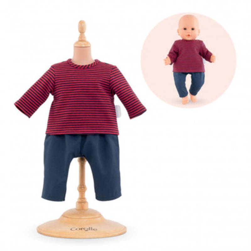 Corolle – Mon Classique Striped T-Shirt & Pants