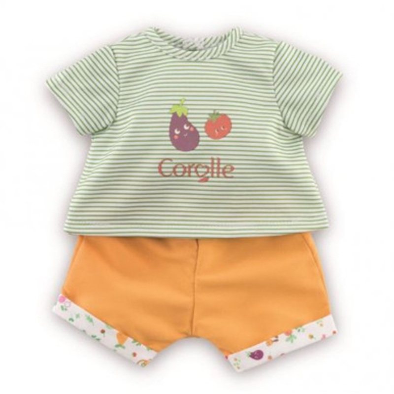 Corolle Mon Grand Poupon – Garden Delights T-Shirt & Shorts (36cm)