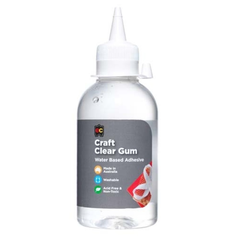 Educational Colours – Clear Craft Gum 250ml