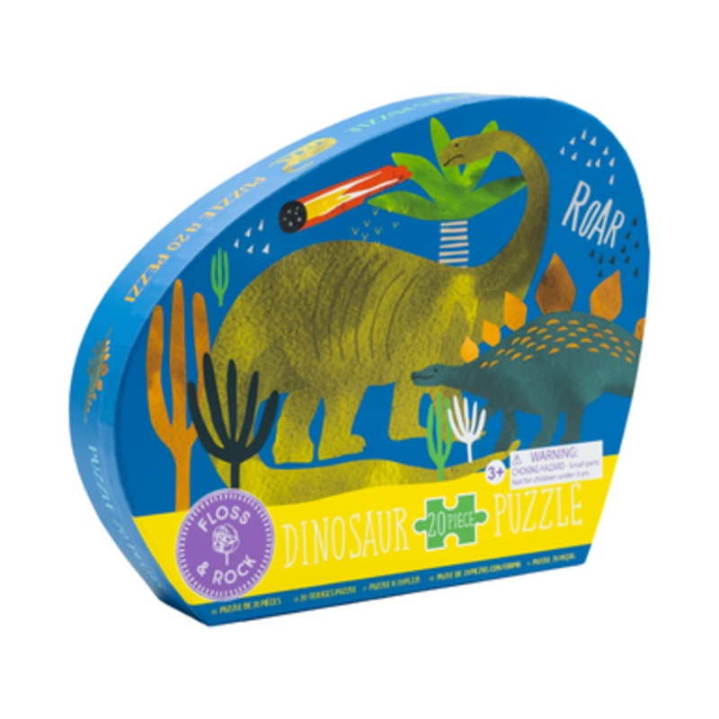 Floss & Rock 20pc – Dinosaur Shaped Puzzle
