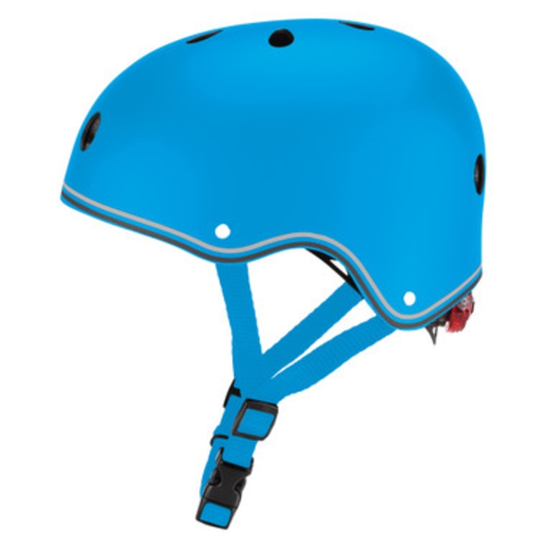 Globber Helmet with Flashing LED Light – SKY BLUE – XXS/XS (46-51cm)