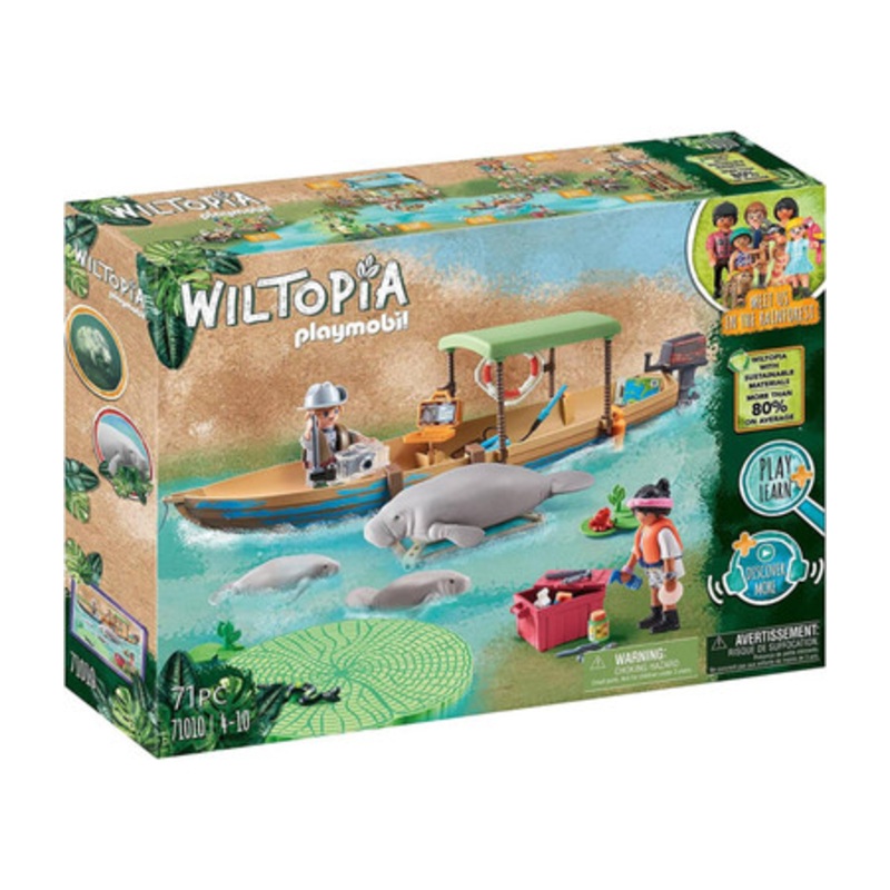 Playmobil Wiltopia – Boat Trip To The Manatees – 71010