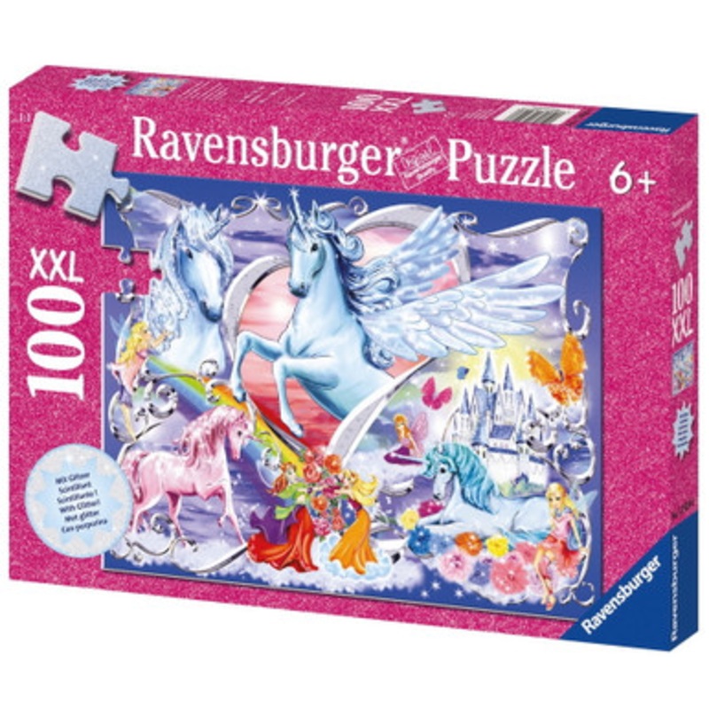 Ravensburger 100pc – Amazing Unicorns Glitter Puzzle