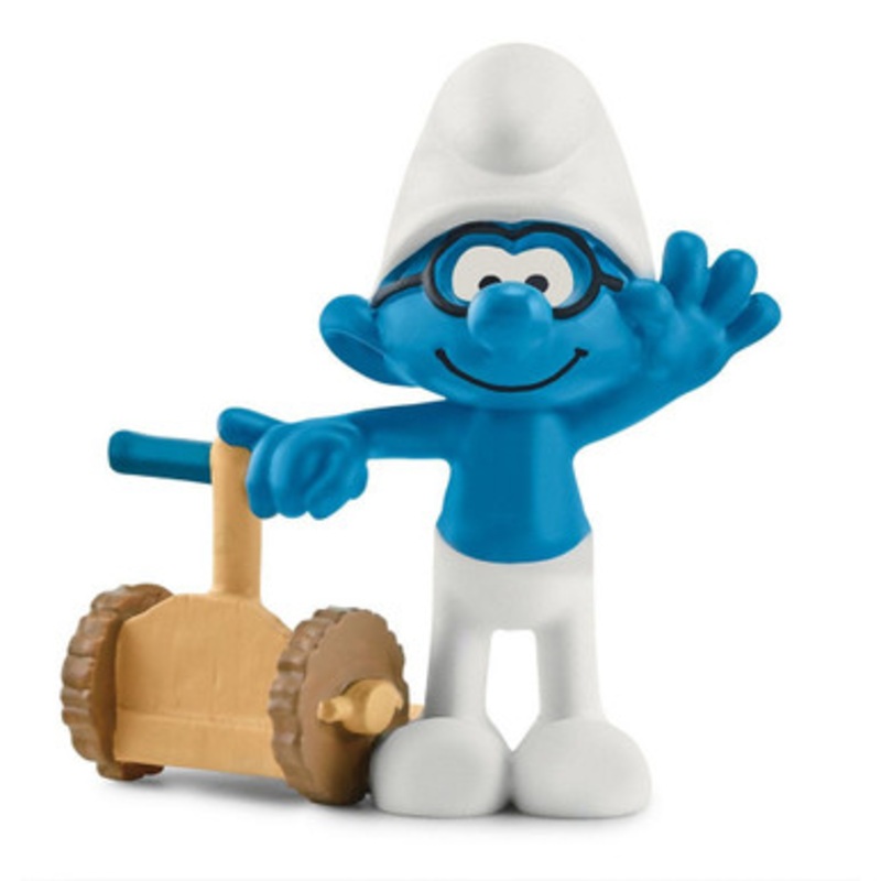 Schleich Smurfs – Brainy Smurfway 20834