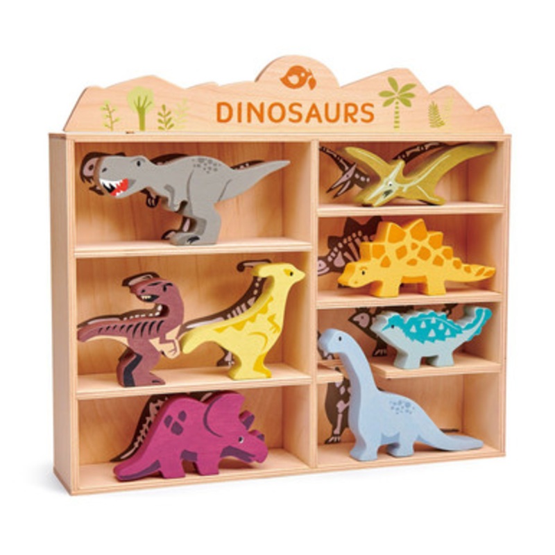Tender Leaf Toys – Dinosaurs with Display Shelf