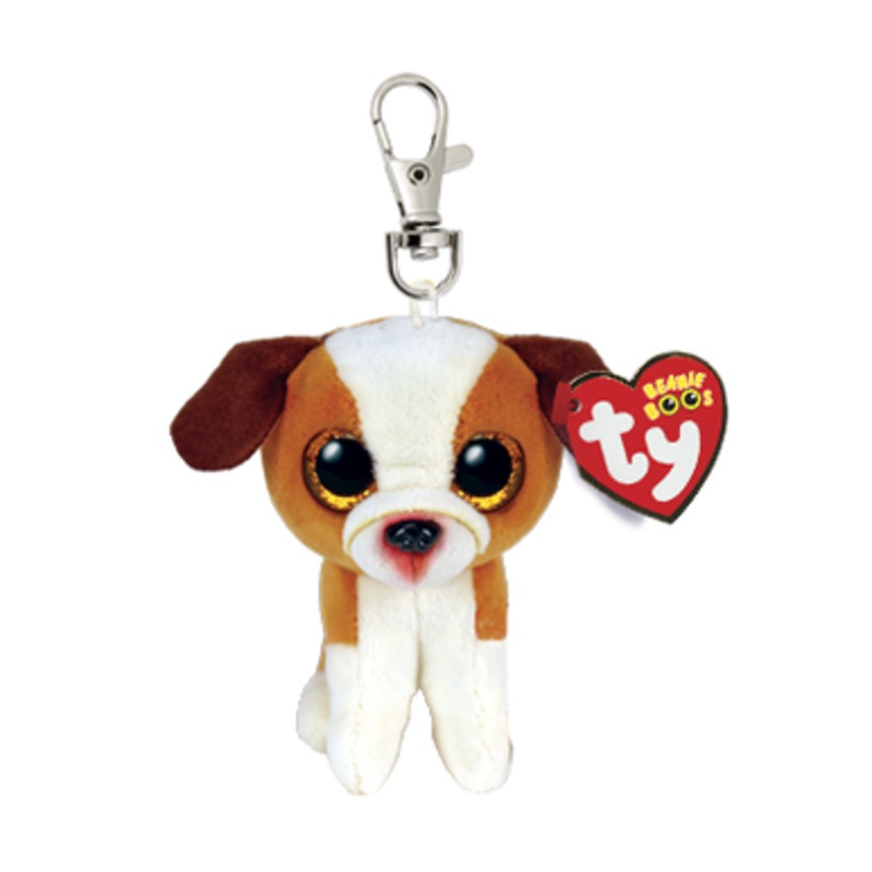 TY Beanie Boos Clip – Hugo the Brown and White Dog