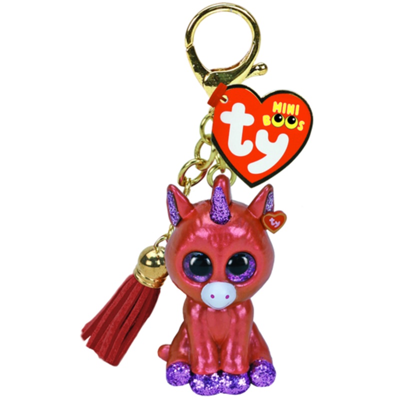TY Mini Boos Clip – Sunset the Unicorn