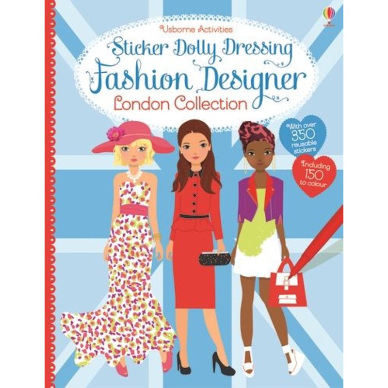 Usborne – Sticker Dolly Dressing – Designer London Collection