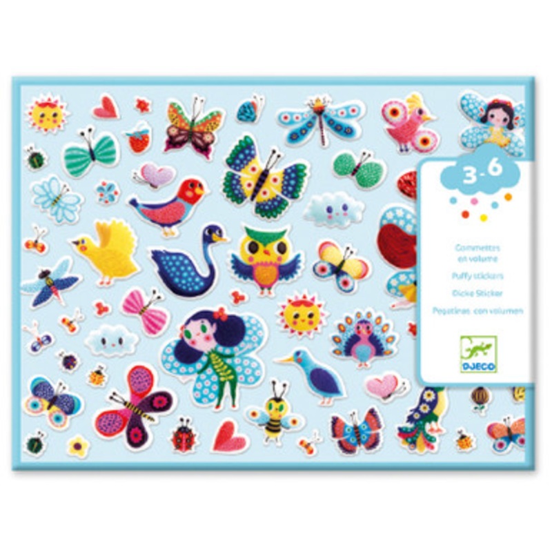 Djeco – My Little Wings Puffy Stickers