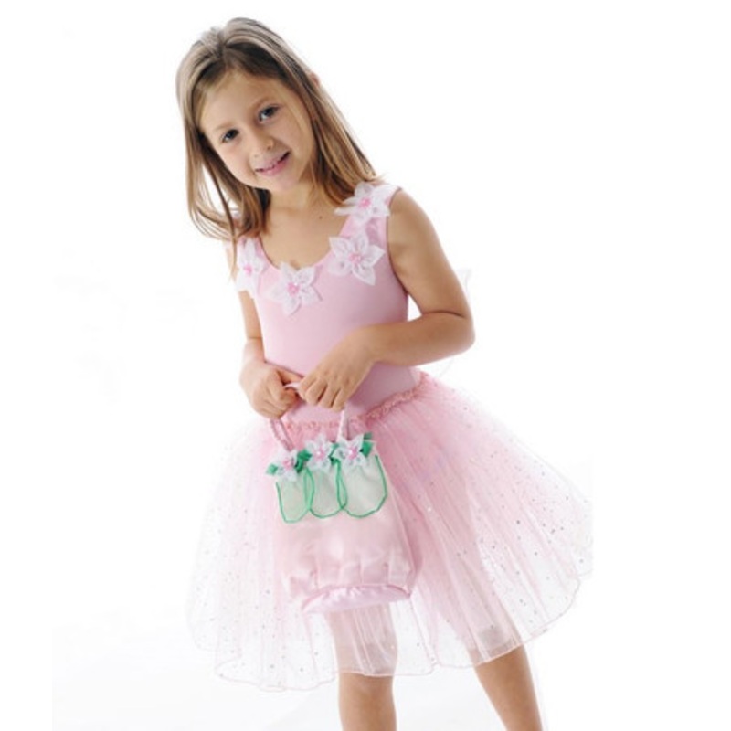 Fairy Girls – Fairy Dust Dress Light Pink (White Flower)