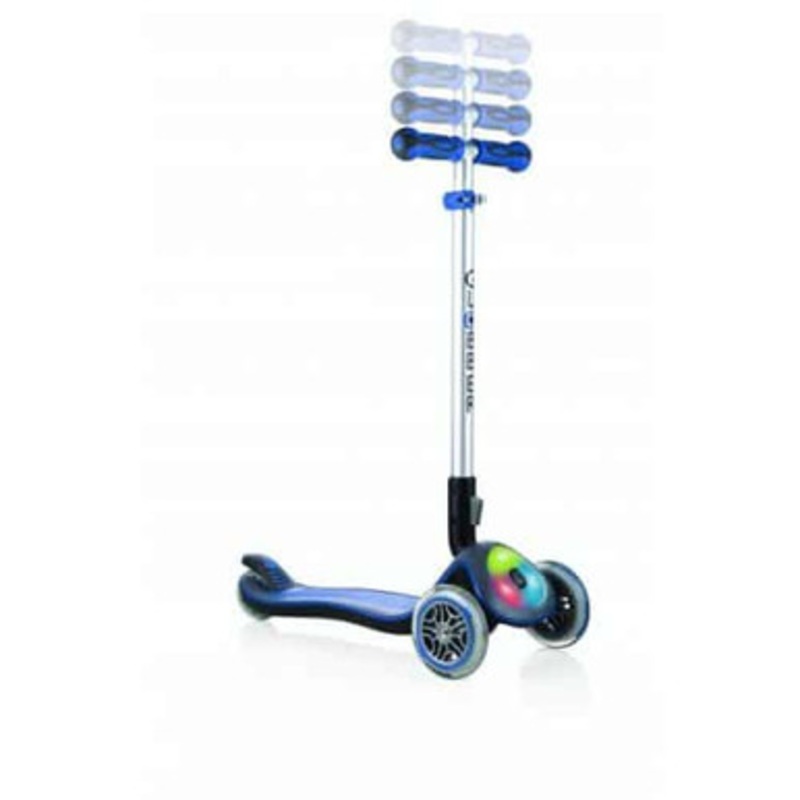 Globber Elite Lights 3 Wheel Scooter – Blue