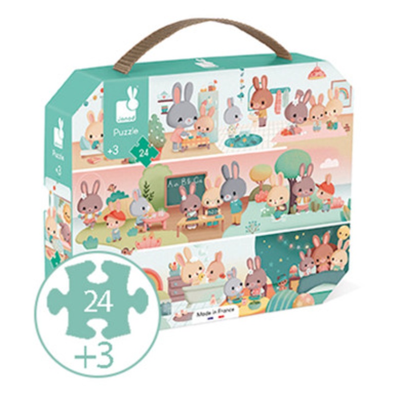 Janod – Rabbits Day Puzzle – 24pc