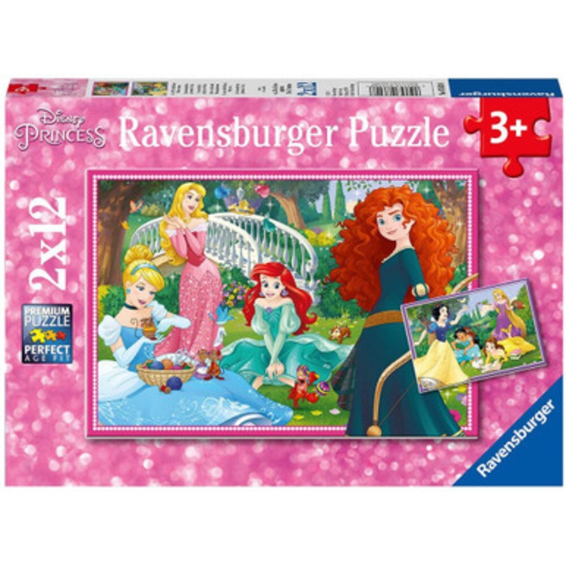 Ravensburger 2x12pc – Disney In the World of Princesses Puzzle