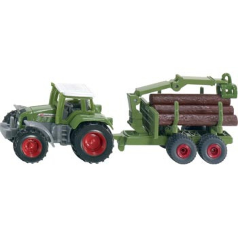 Siku – 1645 – Tractor With Forestry Trailer