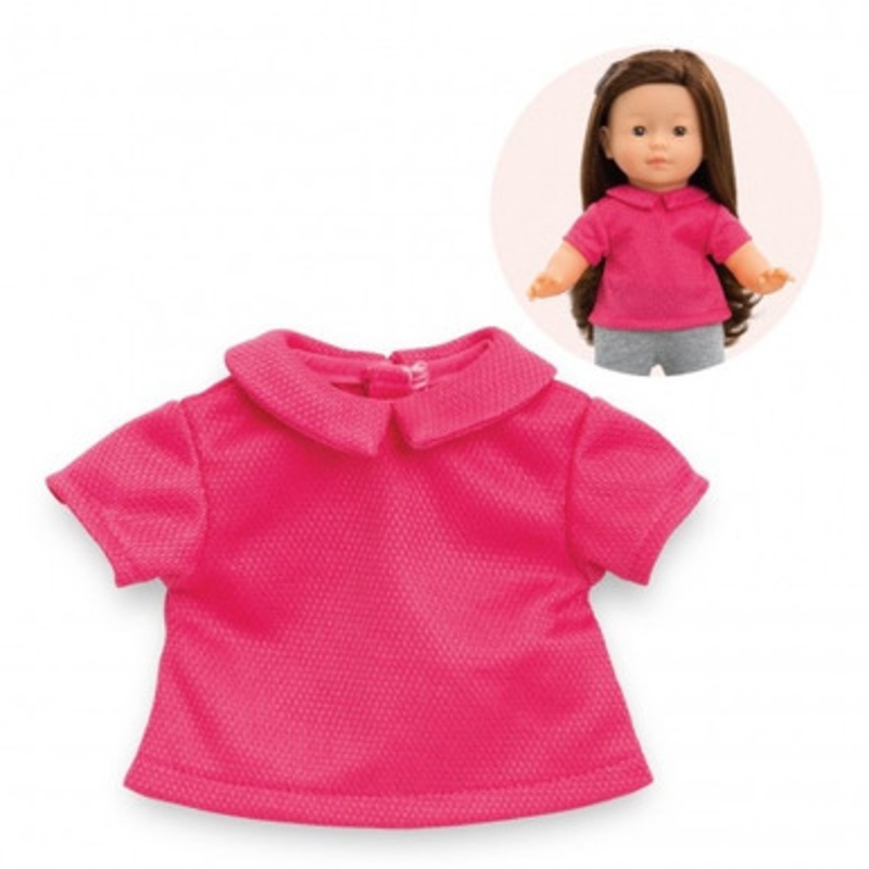 Corolle Ma Corolle – Deep Pink Polo Shirt – 36cm