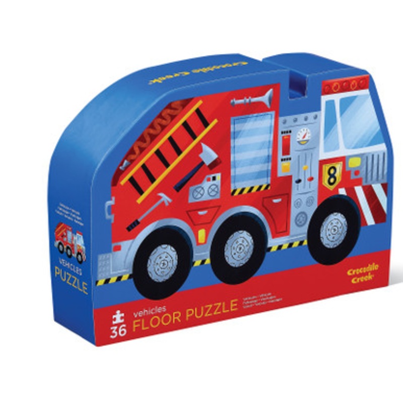 Crocodile Creek – Classic Floor Puzzle 36 pc – Vehicles