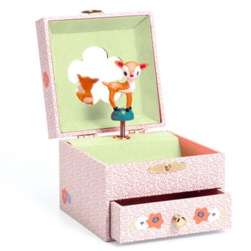Djeco Musical Jewellery Box – Woodland Fawn Music Box