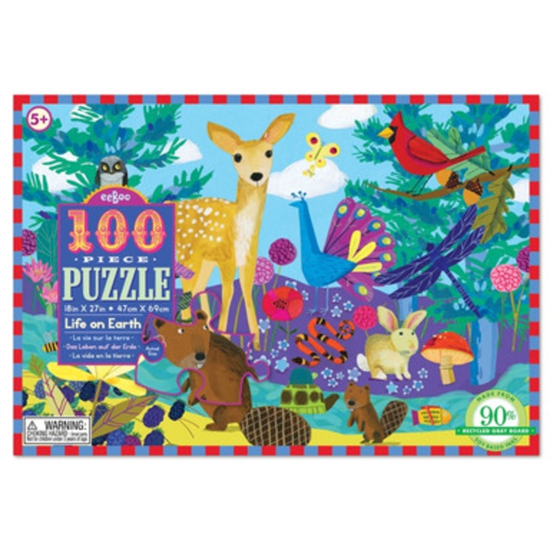 eeBoo 100pc Puzzle Life on Earth