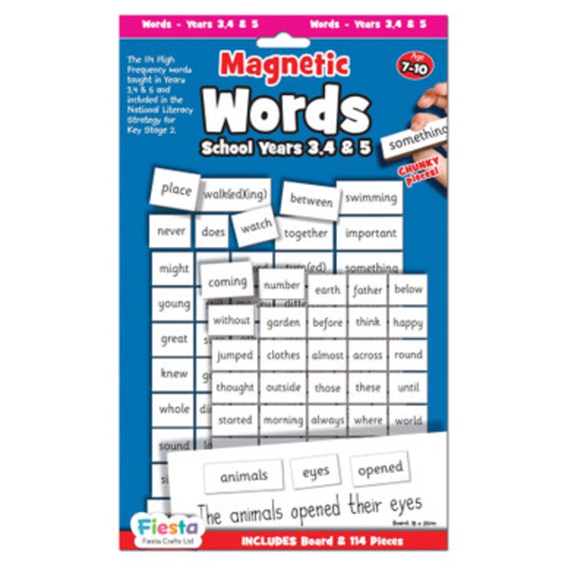 Fiesta Crafts – Magnetic Words School Years 3, 4 and 5