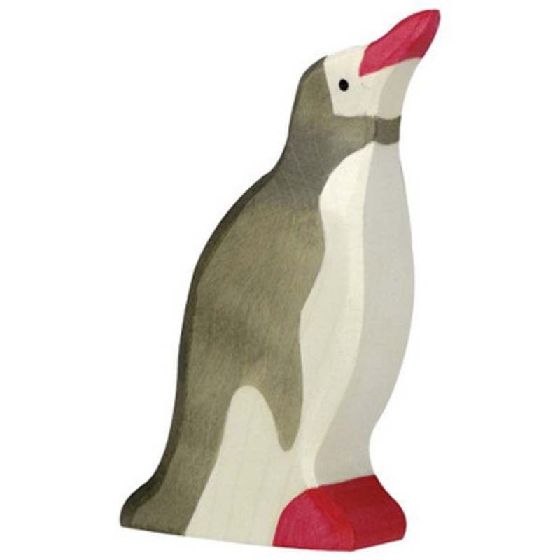 Holztiger – Penguin Head-Raised