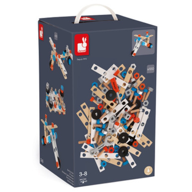 Janod – Brico’Kids DIY Barrel- 100pc