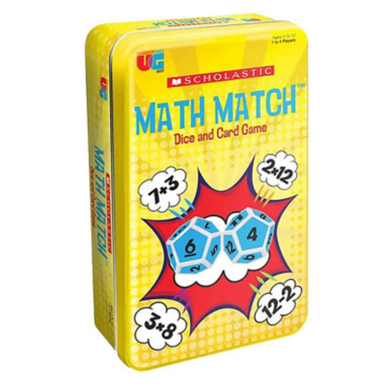 Math Match Game in Tin