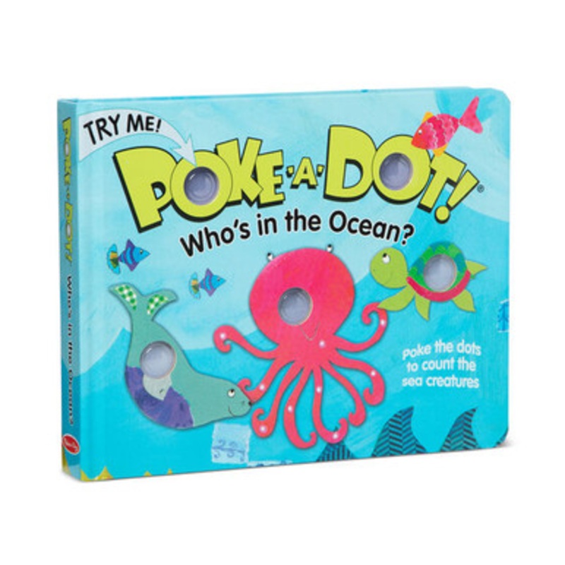 Melissa & Doug – Poke-A-Dot – Who’s in the Ocean Book