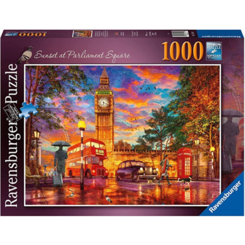 Ravensburger 1000pc – Sunset at Parliament SquarePuzzle