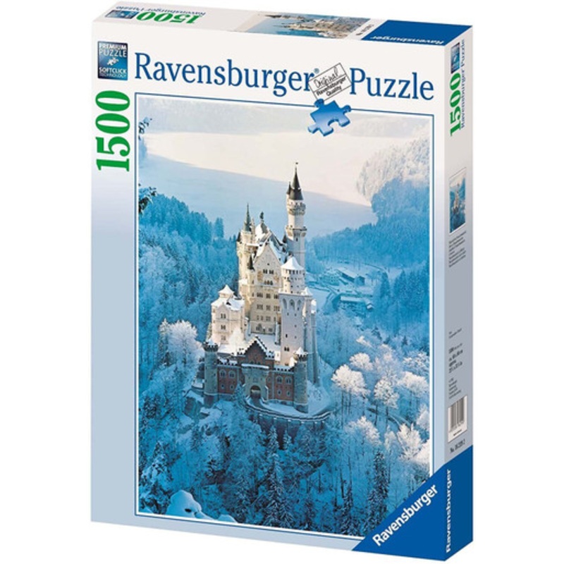 Ravensburger 1500pc – Neuschwanstein Castle in Winter Puzzle
