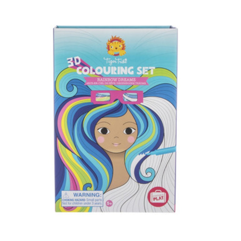 Tiger Tribe – 3D Colouring Set – Rainbow Dreams
