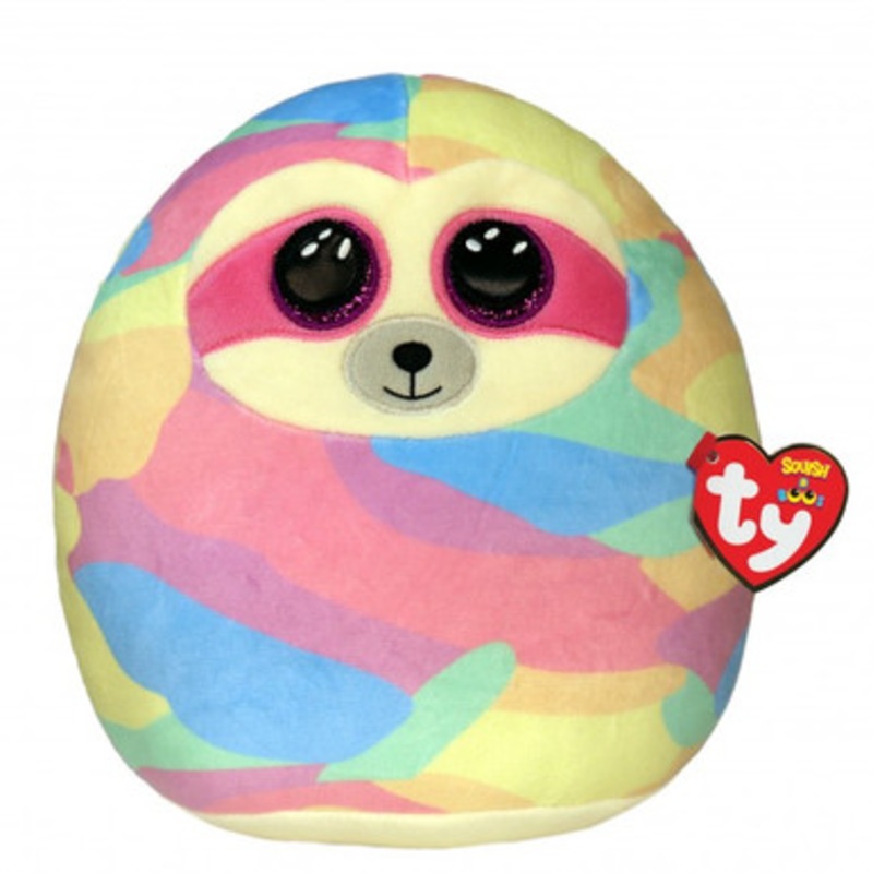 TY Squishy Beanies – Cooper the Sloth Small 25cm