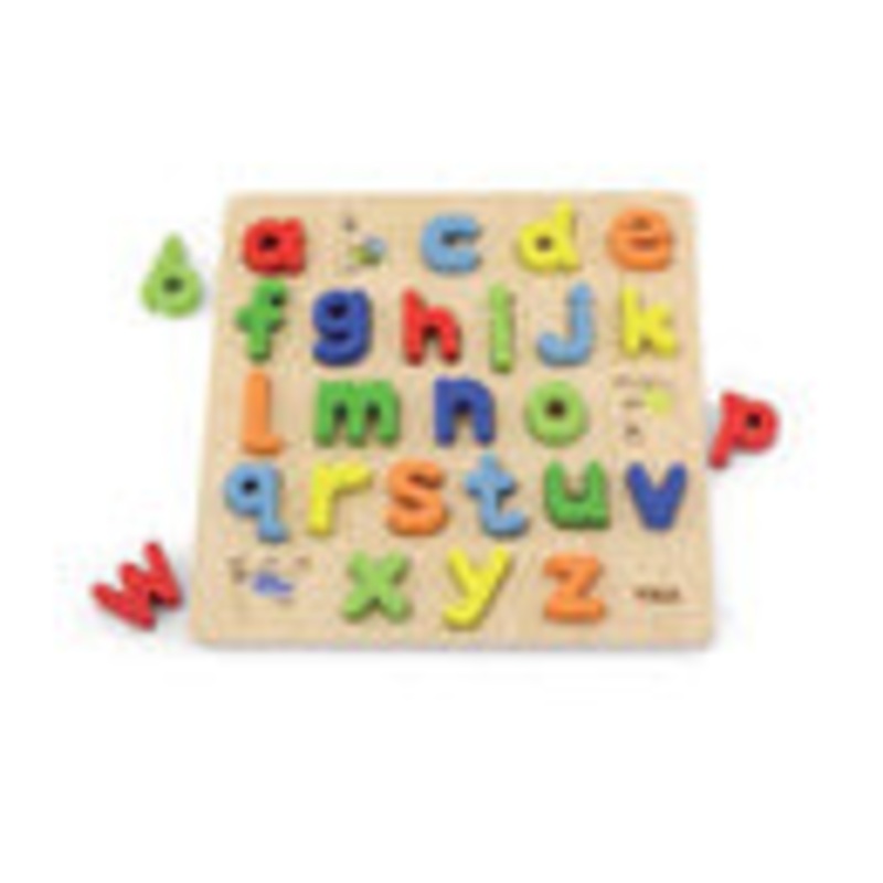 Viga Toys – Wooden Lowercase Alphabet Block Puzzle