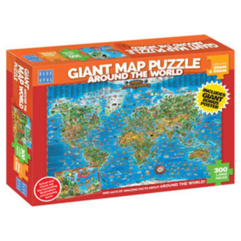 Blue Opal – Giant Around the World Puzzle 300pc