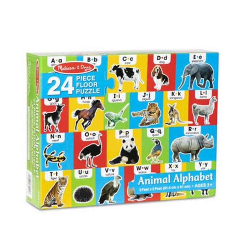 Melissa and Doug – Animal Alphabet Floor Puzzle – 24pc