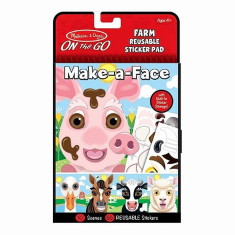 Melissa & Doug – ON the GO – Reusable Stickers – Farm