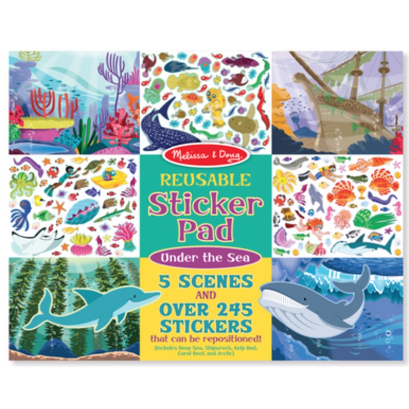 Melissa & Doug – Reusable Sticker Pad – Under the Sea