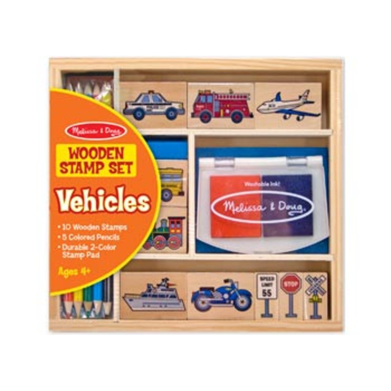 Melissa & Doug – Vehicle Stamp Set