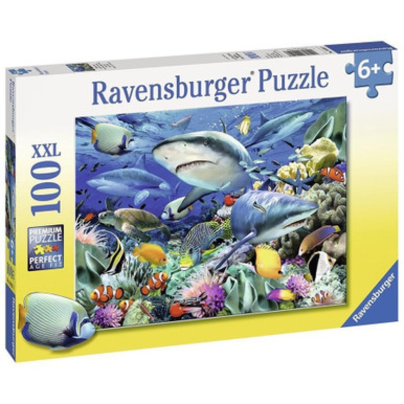 Ravensburger 100pc – Reef Of The Sharks Puzzle