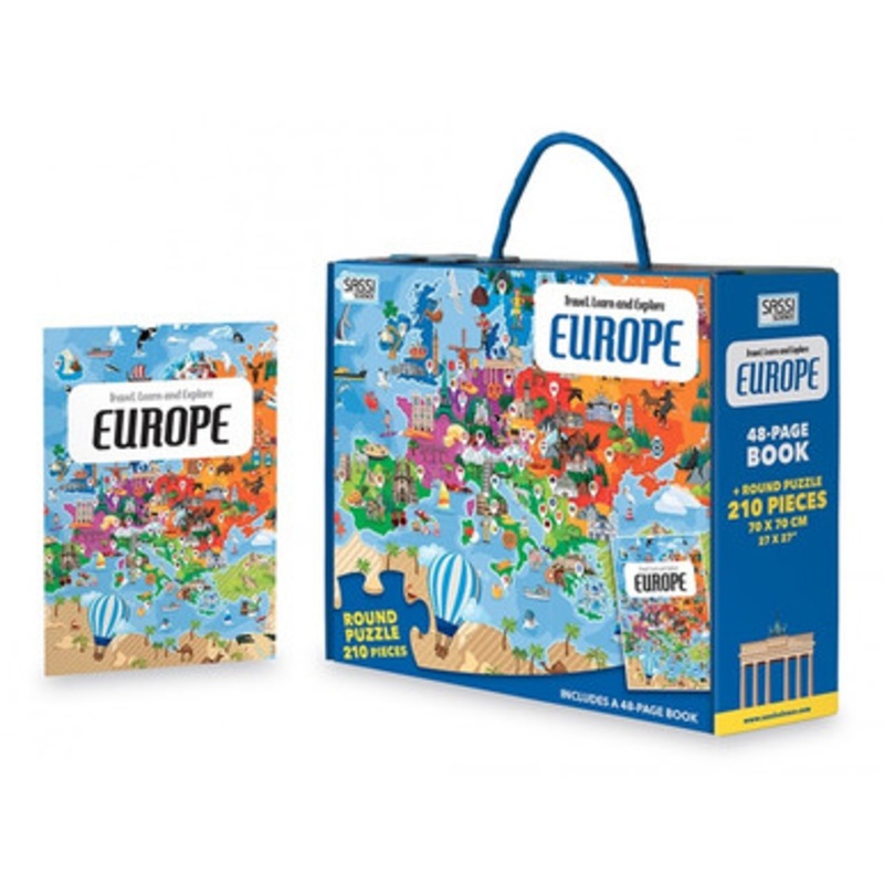Sassi Travel, Learn and Explore – Europe 210 pcs