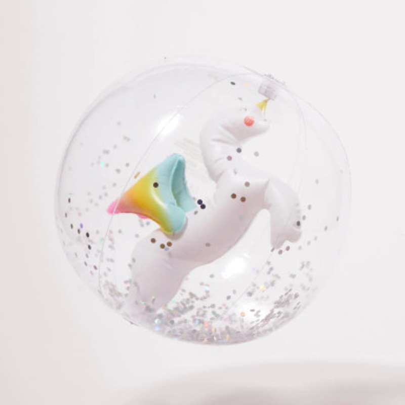 Sunnylife – Inflatable 3D Beach Ball – Unicorn