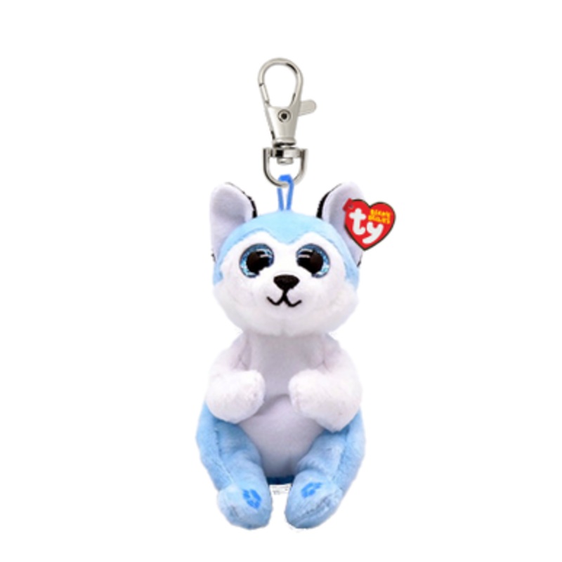 TY Beanie Bellies Clip – Thunder the Blue Husky