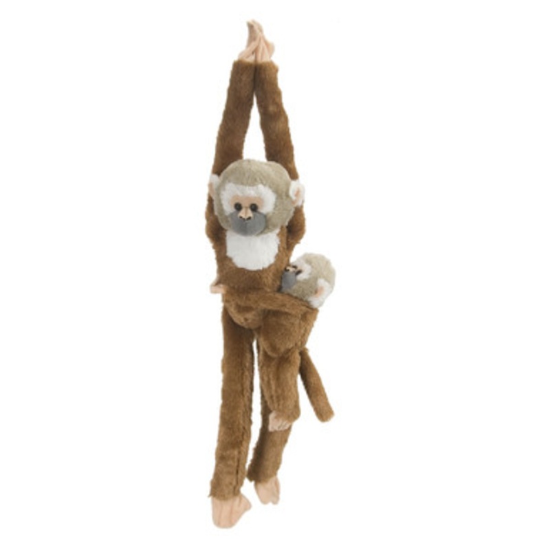 Wild Republic – Hanging Squirrel Monkey with Baby 20