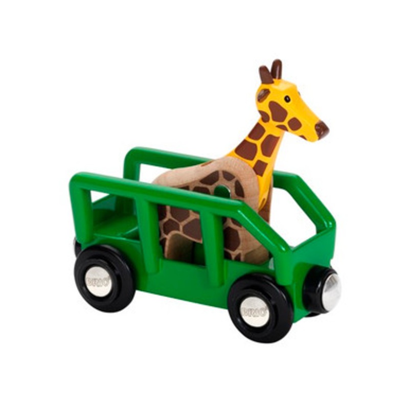 BRIO Vehicle – Giraffe and Wagon 2 pieces
