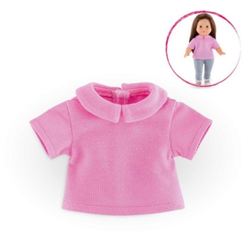 Corolle – Ma Corolle – Rose Pink Polo Shirt 36cm